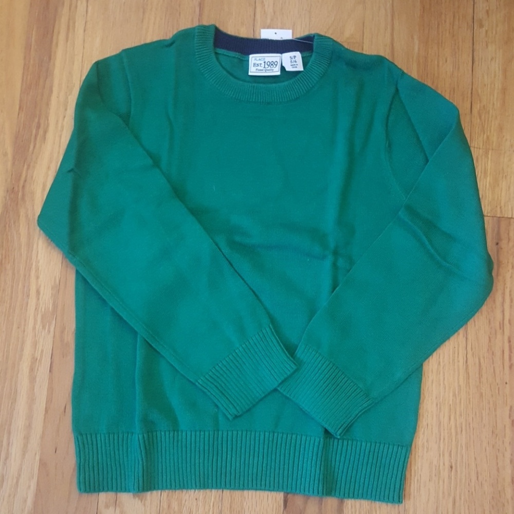 Boys Green Sweater TCP